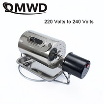 커피 로스팅기 dmwd 110v220v 커피 콩 로스터 스테인레스 스틸 카페 콩 로스팅 머신 베이킹 프라이 땅콩 곡물 견과류 건조기 eu us uk plug, 협력사, 에게, 구멍이 없는 220볼트