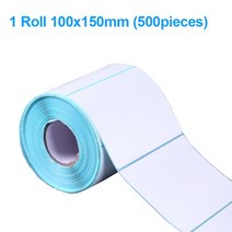 데스크탑 배송 열 라벨 프린터 40-110mm 너비 USB 블루투스 호환 DHL 이베이 Shopify 패키지 바코드 스티커, 500 PCS Roll Paper, EU 플러그