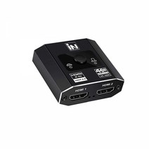 인네트워크 HDMI2.0 2:1기/IN-20HSW21/무전원/4K UHD 60Hz/HDMI 셀렉터/HDCP2.2 지원/2대의 입력장치중 1대를 출력