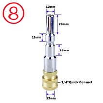압력 와셔 퀵 커넥터 1/4 quot스프레이 건 완드 랜스 베 요넷 어댑터 1/4Karcher Bosch AR Elitech Interskol Lavor, [07] 파란