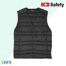 K2 세이프티 21VE-F609R 구스다운 패딩 조끼 아웃도어 62083ea