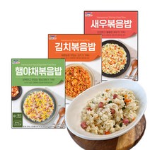 한우물 볶음밥 250g (냉동) 김치 2개 + 햄야채 2개 + 새우 2개 총 6봉 1500g 세트 구성