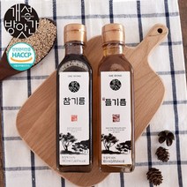 개성방앗간 선물세트 2종 참기름+들기름, 1개