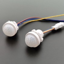 동체감지기 움직임센서 열선 방범 감지기 110v 220v 라이트 스위치 센서 감지기 지능형 Led 적외선 자동 On, 한개옵션0