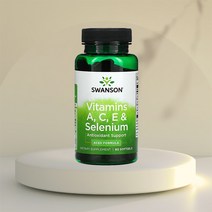 스완슨 비타민 A C E 셀레늄 60 소프트젤, 제품상세정보참조, One Size, 60개