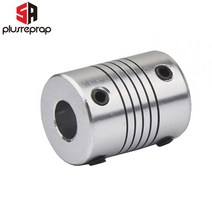 3D프린터 관련 부품 용품 플렉시블 커플링 커플러 샤프트 5mm 6mm 6.35mm 8mm 10mm 모터 조 4 세트 나사, 04 8mm to 8mm