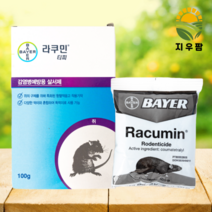 쥐약가루 라쿠민 티피 100g 쥐약 가루약 기피제 덫 하수구
