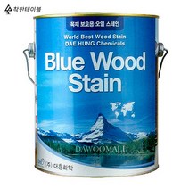 착한테이블 오일 스테인 3.5L 평붓 서비스 방부목 데크 테라스 목재 나무 페인트, 3.5L 107 밤색