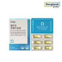 동국제약 알티지 오메가 600 1 010mg x 30캡슐 1박스 1개월, 단품, 단품