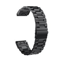 Garmin Enduro Descent Mk Mk2 Mk2i 시계대 가민 QUICKFIT 26mm 스트랩 스테인리스강 빨리 손목띠를 뜯는다, 블랙, Quick Fit 26mm