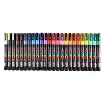 uni posca 유니포스카 마카 펜 1M 3M 5M 3옵션 8115, PC3M24C