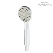 폰타나 원형 핸드 샤워기 기능성 샤워헤드 724048 크롬, 1개