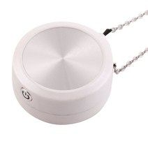 공기 청정기 목걸이 네거티브 이온 공기 청정기 USB 교수형 목 휴대용 홈 카 에어 클리너 5V 25dB 화이트, 보여진 바와 같이, 하나