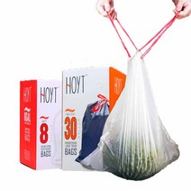 E Clean 구미 NEW 휴지통 호이트 두꺼워진 가정용 자동수거 줄뽑기 호텔 주방 비닐봉지, 30GAL(76X86cm/28EA/블랙)2.29실