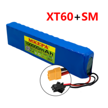 차량용인버터 고용량 점프케이블 배터리 36V 100Ah 18650 충전식 리튬 팩 10S3P 1000W 전원 수정 자전거 스쿠터 전기 자동차 BMS, [05] XT60SM, 05 XT60SM