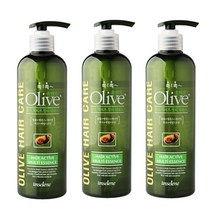 (500ml x 1개)-아임세레느 촉촉 올리브 헤어 액티브 멀티 에센스, 500g, 1개