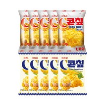 크라운 콘칩 70g + 콘칩 초당옥수수 70g 각 5개