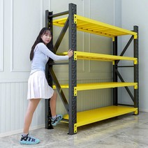 산업용 적재대 고중량 공장 선반 적치대 파렛트랙, 4단 100x50x200cm