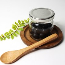 요거트100 식품병 1개 잼병 푸딩병 미니유리병, 58￠LUG CAP (블랙)