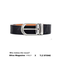 젠틀안트 남자 티지스톤 수제벨트 TZ1D114KH 밀리터리오플 카키벨트