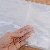 두꺼운 투명 비닐 김장 봉투 2장, 사이즈