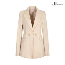 JJ지고트 버튼 장식 스트라이프 자켓 GL3M0JKW1
