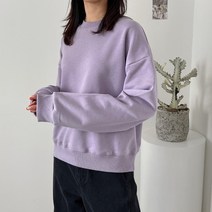 여성 루즈핏 에이블앤코 보라색 녹색 맨투맨 8색