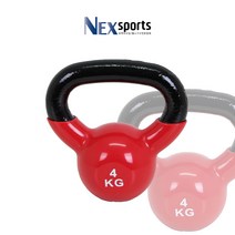 넥스스포츠 컬러고무케틀벨4kg