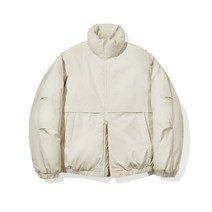 KIIMUIR 쉘블록 2-WAY 플랩 숏패딩_라이트베이지 Shell Block Flap Short Padding_Light Beige