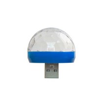 노래방 미러볼 싸이키 레이저 조명 휴대용 미니 RGB 프로젝션 램프 파티 DJ 디스코볼 라이트 클럽 LED 매직, Apple port, 블루