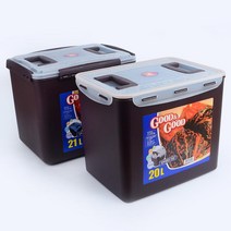 20 리터 절임통 냄세안나는 대형 김치보관통 김치저장통, 1개, 21L