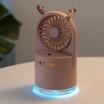 독서실 책상용 저소음 선풍기 사무실선풍기 야외용, 상세페이지참조, 핑크
