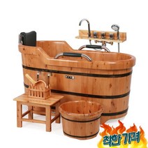 나혼자산다 편백 나무 반신욕기 간이욕조 -, 레귤러 모델 1_0미터 심플 매칭