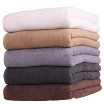 로베르타 국산 호텔 바스 타올 수건 비치타월 400g 70*130cm, 밤색, 1장