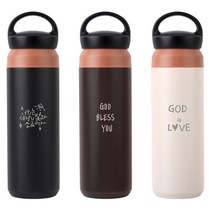 주문제작 나만의 각인 텀블러 이색 선물 커플 기념일 메세지 텀블러, 3번 럭셔리스텐 텀블러(500ml) - 아이보리, 한쪽각인, 기본박스