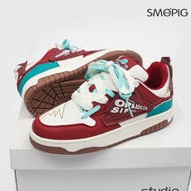 SMOPIG 남성 캐주얼 빈티지 패션 스니커즈