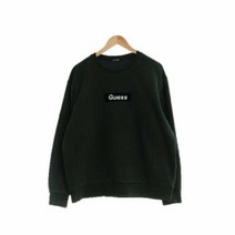 게스 Guess 그린 면혼방 맨투맨 남자 XL [ ] 1195