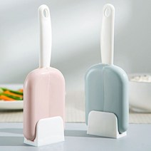 PKFARM 밥주걱 + 거치대 1세트 주방 밥주걱 꽂이 거치대 주걱보관함, 그린