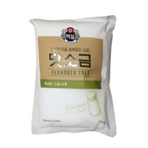 백설 맛소금2kg/식자재/초고추장/각설탕/진간장/흑설탕/정제염/조미료/쌈장/초장/소스, 백설 맛소금2kg, 2kg