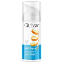 NGL Citrivar Varicose Vein Cream for Legs Improve Circulation Cream for Legs - Soothing Tonifier with Diosmin Butchers Broom Aescin Rutin Curcumin - C
