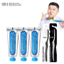 아토세이프 덴티본조르노 치석케어 치약 100g 3개 +부드러운 미세모 칫솔 2개, 단품없음