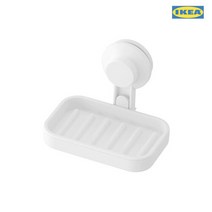 이케아 TISKEN 티스켄 흡착식비누받침 욕실용품 화장실, 화이트_603.812.85