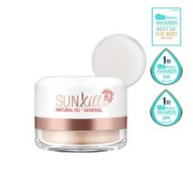 카트린 내추럴100 썬킬RX 선파우더 SPF46 PA+++ 기획 세트 (12g+교체퍼프), 선킬1+리필퍼프1
