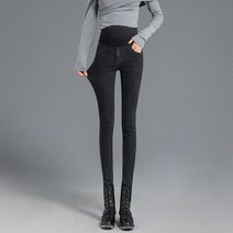 임부복 임산부 청바지 겉옷 봄 옷 가과 겨울 임신 초기 바지 플러스 벨벳 두꺼운 레깅스