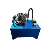 소형 유압 펌프 유니트 전동 모터 스테이션 기계 오일, 단일 헤드 밸브가 있는 0.75KW
