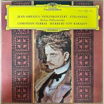 중고LP) Sibelius -ViolinKonzert/Finlandia / Christian Ferras /Herbert Von Karajan 시벨리우스/카랴얀