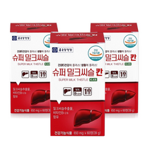 종근당건강 슈퍼 밀크씨슬 칸, 60정, 3개