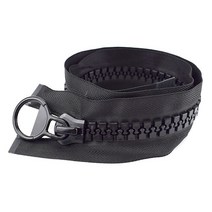 백패킹텐트 동계 소형 20 #60-200cm 수지 지퍼 초대형 O 링 슬라이더 장식 배낭 의류 텐트 수리 재봉 액세, 02 Black_01 No20_07 200cm