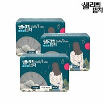 (샐리의법칙) 시크 매직퀵 생리대 대형 8개입 x 3팩 생리대 국내, 선택1:본상품선택, 옵션없는_단일상품