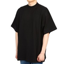 발렌시아가 [발렌시아가] 로고 탭 694576 TMVJ2 1151 공용 반팔티셔츠 오버사이즈핏
